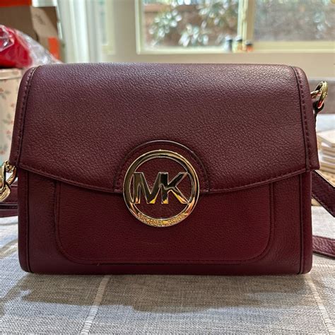 burgundy michael kors purse|michael kors maroon crossbody.